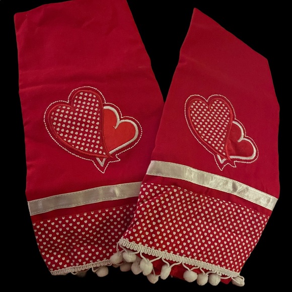 Kitchen Valentine Hand Towels 2 Piece Set Nwot Poshmark